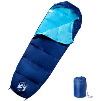 Saco de dormir tipo momia de camping para adultos 3 estaciones en colores navy y blue, negro y rojo, camuflaje y más