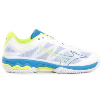 Mizuno Wave Exceed Light Zapatilla De Pádel Para Hombres - Blanco, Talla 43