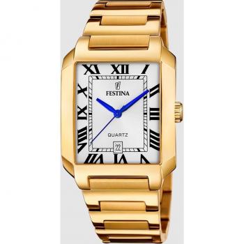 Reloj Festina F20678/1 On The Square de acero dorado