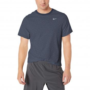 Nike M NK Dry tee DFC Crew Solid T-Shirt, Hombre, obsidianheather/Matte Silver, 2XL