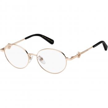 Marc Jacobs Women's Prescription Glasses Frame MARC-609-G-RHL Gold Black 51 mm