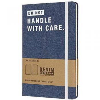 Libreta Denim. Large Ruled Don't Handle
