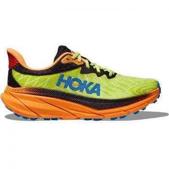 HOKA Challenger ATR 7 Men's Trail Running Shoes Black/Lettuce Size 9.5