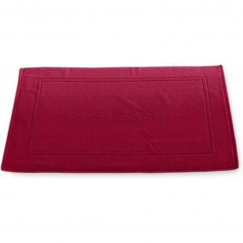 Naf Naf Casual Alfombra Baño, Algodón, Rojo, 50 x 80 cm