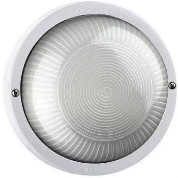 Plafón Aplique Exterior IP44 12W E27 Blanco