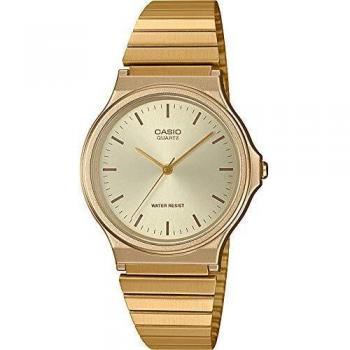 Casio Reloj Analógico para Unisex Adultos de Cuarzo con Correa en Acero Inoxidable MQ-24G-9EEF