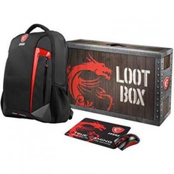 Conjunto de Accesorios para Juegos MSI Loot Box GE/GS RTX con Mochila, Ratón y Alfombrilla