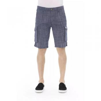 Baldinini Trend Blue Cotton Short - W30