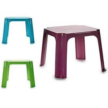 BigBuy Home S3603403 Mesa Plástico, 58 X 44 X 58 Cm, Materiales Varios, Multicolor