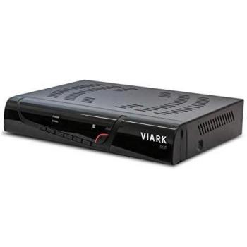 Receptor Satélite Viark SAT Full HD, DVB-S2 con H.265 HEVC, Sintonizador TDT, WiFi LAN HDMI USB, Incluye Cable HDMI de Regalo