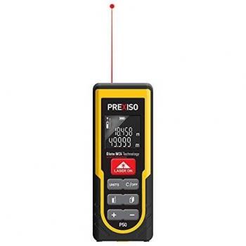 Prexiso P50 - Medidor Láser de Precisión con Alcance Hasta 50 Metros, Modelo 8250372