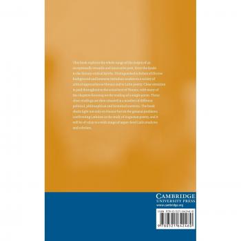 Tradiciones y Contextos en la Poesía de Horacio - Edición Dura Cambridge