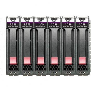 HPE MSA 10.8T SAS 10K SFF M2 6pk HDD Bdl