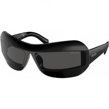 Sunglasses Prada PR 30YS col. 1AB5S0 Woman Géométrique Black, Irregular Shape, Dark Grey Lenses, Size: 68 MM