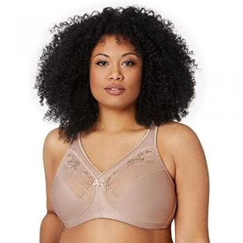 Glamorise MagicLift Full-Figure Minimizer Bra - Brown 40-F