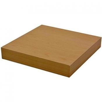 Duraline flotante - Estantería de pared, madera de arce, 38 x 23,5 x 23,5 cm