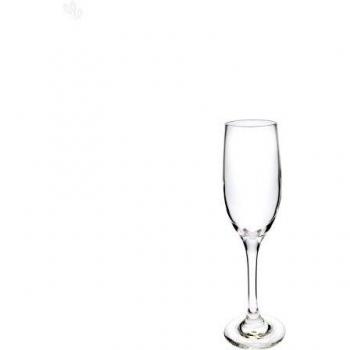 Juego de 6 Copas de Cristal Flute Ducale 17 cl Borgonovo
