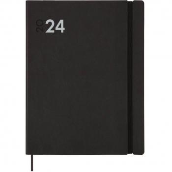 Finocam - Agenda 2024 Dynamic Mara Negro Y12 Enero-Diciembre (12 meses) 210x270mm Encuadernada Día Página Multilingüe Español