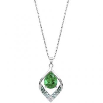 Collar Lotus Silver LP3711-1/3 Plata, Mujer, acabado brillo, 42.00 mm