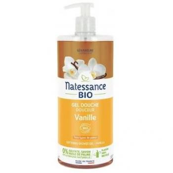Natessance Organic Vanilla Shower Gel 1L