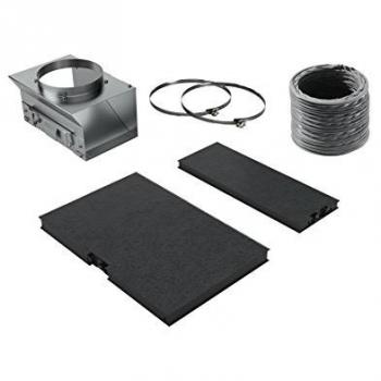 Kit de Reciclaje Bosch DWZ0AF0U0 para Campana Extractora - Filtro de Carbón Activo, Tubo Flexible y Material de Fijación