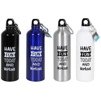 Botella Sport de Agua de Aluminio 750ml - Ligera, Duradera y Reutilizable (Colores Surtidos)