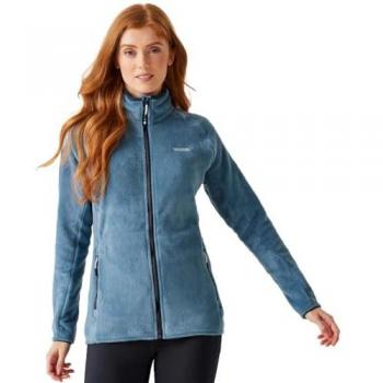 Regatta Women's Lakara Fluffy Full Zip Fleece Jacket - Coronet Blue, Size 10