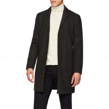 SELECTED HOMME Slhbrove Wool Coat B Noos, Abrigo para Hombre, Verde