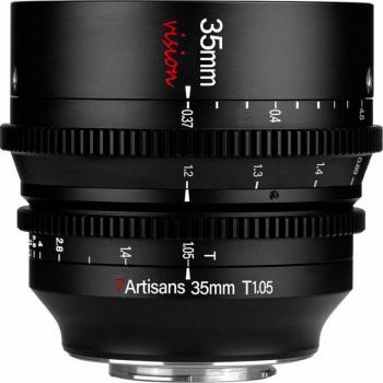 7Artisans Vision 35mm T1.05 Cine Lens for Sony E (Black)