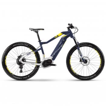 Haibike Sduro hardseven 7.0 E-Bike 500 WH S de Mountain Bike azul/Citron/plata mate, color blau/citron/silber matt, tamaño 40