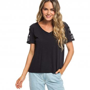 Roxy Turn Around Me Knit Top, Mujer, True Black, S