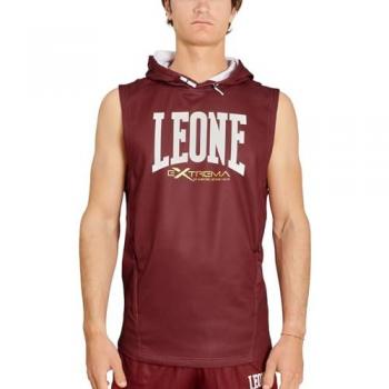 Sudadera Sin Mangas con Capucha Leone1947 Logo Roja XL para Hombre