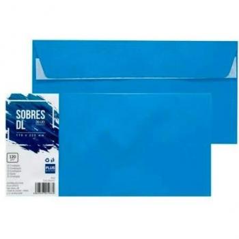 (Caja 20 unid) SOBRES 110X220 AZUL