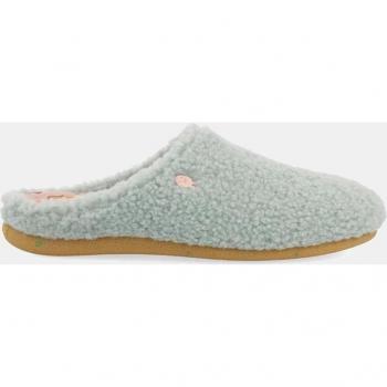 Hot Potatoes - Zapatillas de casa abiertas de mujer tipo babucha con borreguito