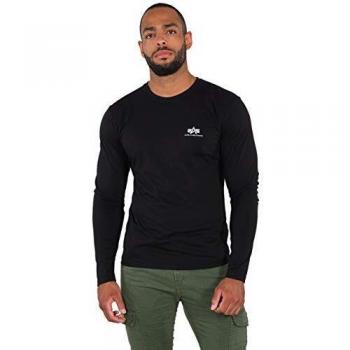 Alpha Industries Basic Small Logo Long Sleeve T-shirt Black 2XL