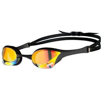 Arena Cobra Ultra Swipe Mirror Swim Goggles - Yellow Copper/Black