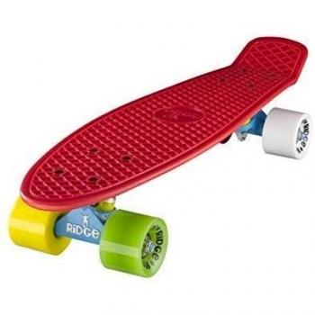 Ridge Skateboards Mix It Up Mini Cruiser 22, Hecho en el Reino Unido, 55cm, Mezcla de Camiones y Ruedas, Multicolor