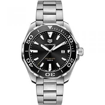 TAG Heuer Men's Aquaracer 43mm Steel Bracelet Quartz Watch WAY101A.BA0746