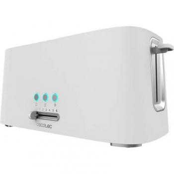 Cecotec Toast&Taste 16000 Extra Double White Tostadora Vertical 4 Rebanadas 1630W Blanco
