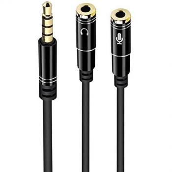 Ewent ec1641 cable de audio 03 m 35mm 2 x 35mm negro