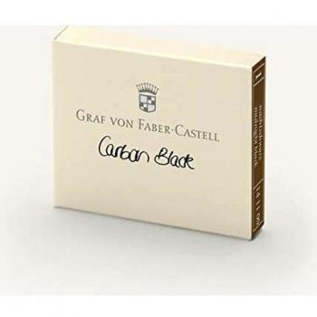 Cartuchos de Tinta Negra Graf von Faber-Castell - 6 unidades