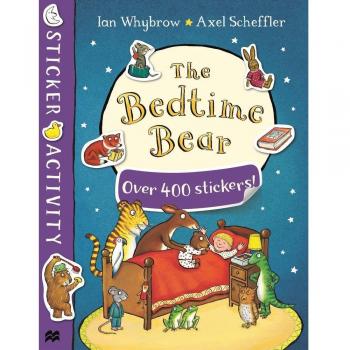 Libro de Actividades con Stickers del Oso para la Hora de Dormir