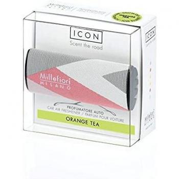 Millefiori Icon Textile Geometric Car Air Freshener - Orange Tea