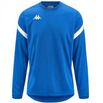 Sudadera Kappa Dolvano para Hombre, Azul Zafiro y Blanco, Talla XXL