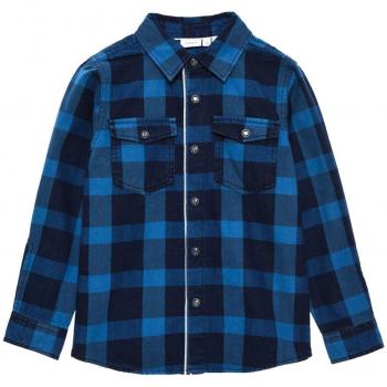 Camisa Name It Nitwesco Azul 134 Azul