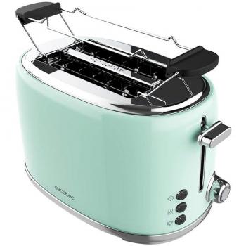 Cecotec Toast&Taste 1000 Retro Double Tostadora Vertical 980W Verde