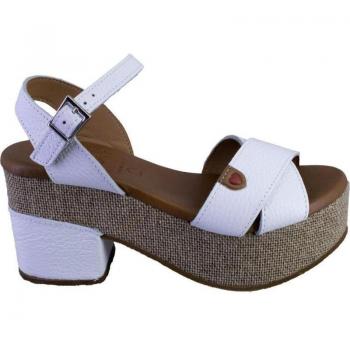 OH MY SANDALS 5253-4002 Sandalias de mujer blanco ANTE/SERRAJE 523