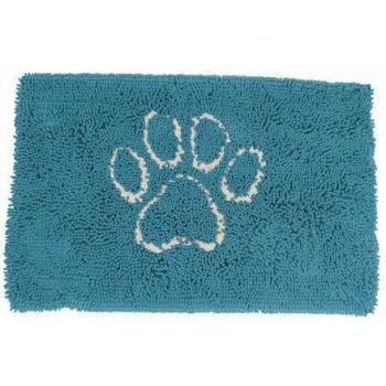 Alfombra Multifuncional de Microfibra Marrón y Azul - 90 X 60 Cm