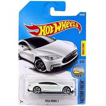 Hot Wheels 2017 Factory Fresh Tesla Model S 175/365, White