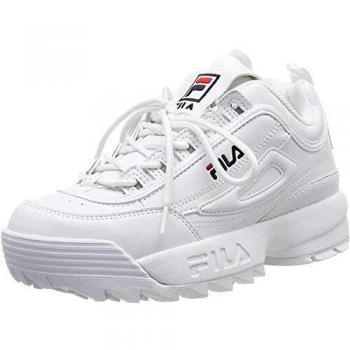 Zapatillas de deporte Fila Disruptor Low para mujer, color blanco, talla 36